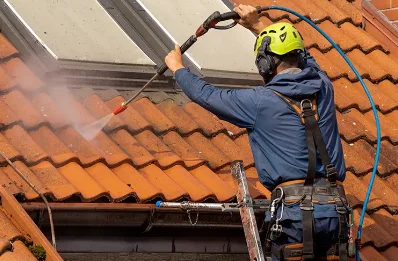 Démoussage et hydrofuge de toiture à Hardancourt